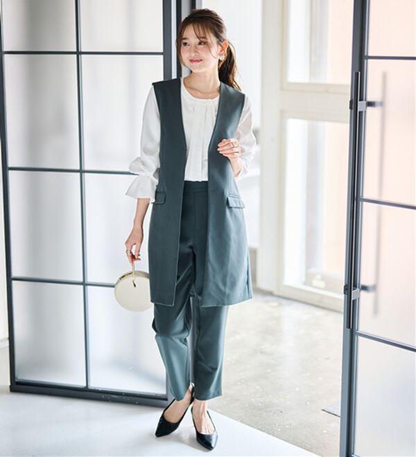 RANAN（ラナン）の「＜２点セット＞ロングジレセットアップ（その他スーツ）」｜詳細画像