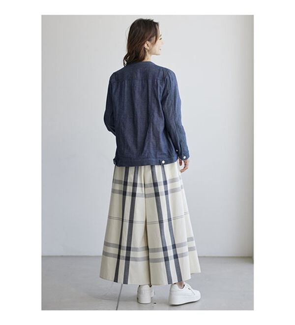 BELLUNA（ベルーナ）の「やわらかダブルガーゼデニム風ジャケット（その他ジャケット）」｜詳細画像