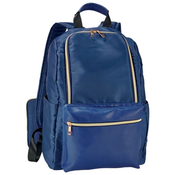 BELLUNA（ベルーナ）の「スマホがすぐ取れる便利ポーチ付リュック（リュック）」｜ネイビー