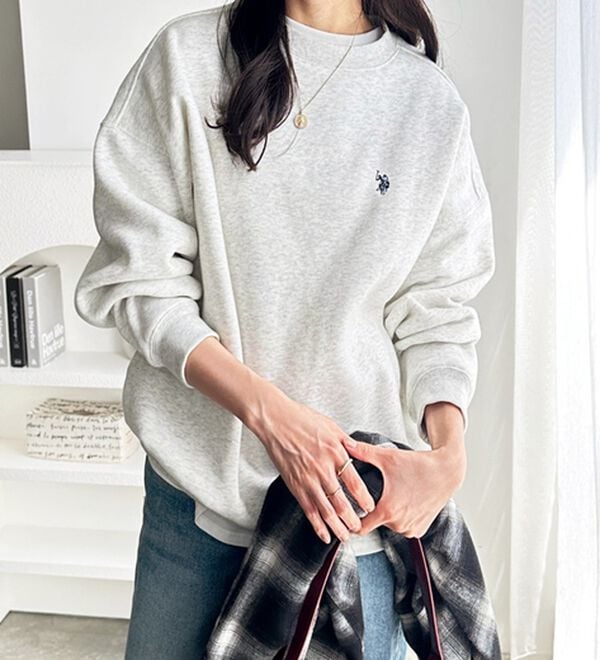 GeeRA（ジーラ）の「【U.S. POLO ASSN.】表ピーチ裏起毛スウェット（トレーナー・スウェット）」｜詳細画像