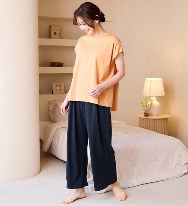 LAVIENNE（ラヴィエンヌ）の「着回し自在ワイドパンツ（ワイドパンツ・ガウチョ）」｜詳細画像