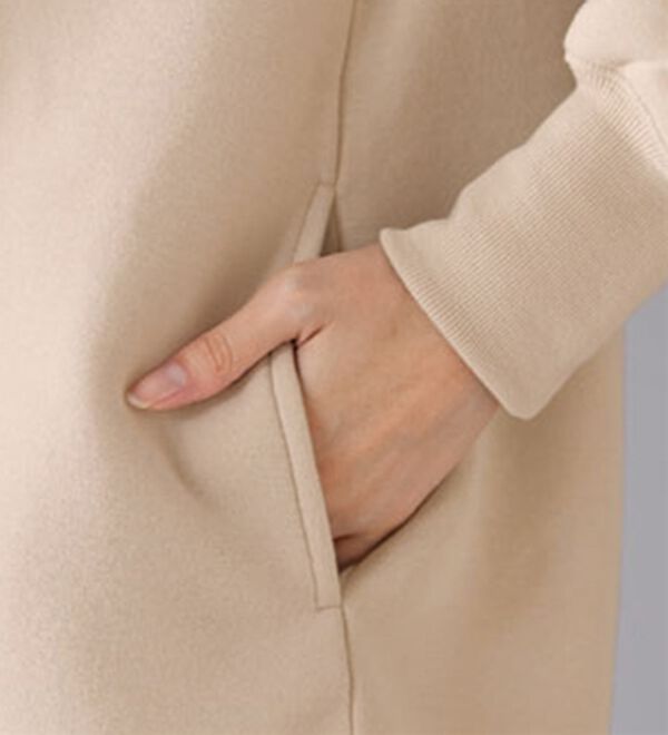 BELLUNA（ベルーナ）の「あったかキレイ！大人のハーフジップチュニック（チュニック）」｜詳細画像