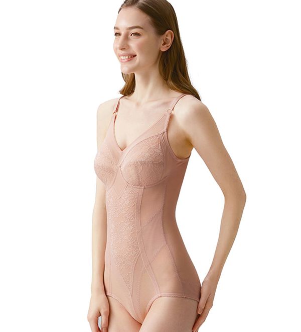 LAVIENNE（ラヴィエンヌ）の「【２色組】すっきりボディスーツ（ボディスーツ・シェイパー）」｜詳細画像