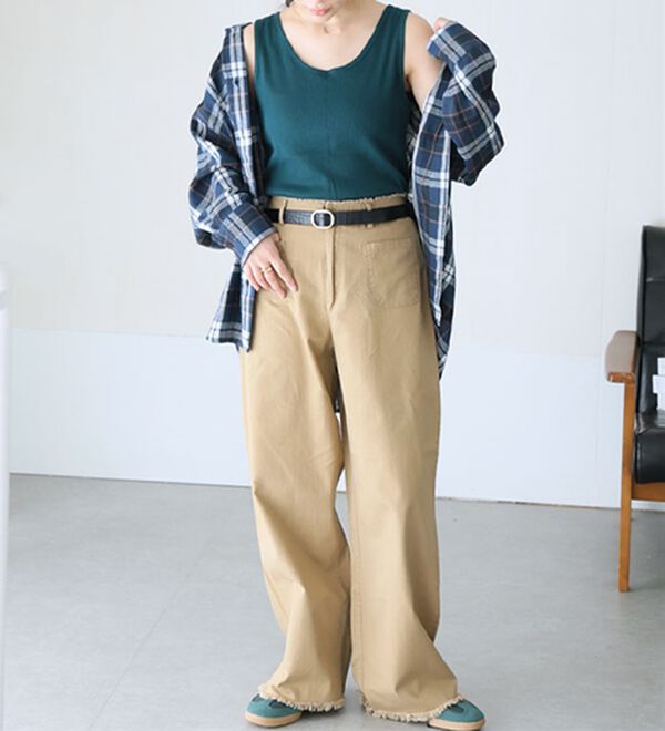 A HAPPY MARILYN（アハッピーマリリン）の「【大きいサイズ】【Ｌ～６Ｌ／選べる２丈】フードデザインシャツ（シャツ）」｜詳細画像