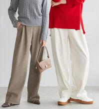 RANAN（ラナン）の「あったか裏ベロアニットコールワイドパンツ（ワイドパンツ・ガウチョ）」