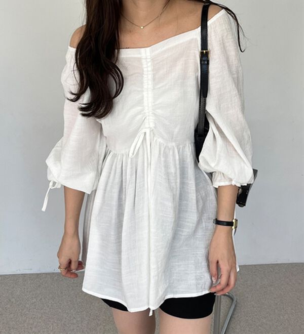 GeeRA（ジーラ）の「２ＷＡＹドロストブラウス（ブラウス）」｜詳細画像