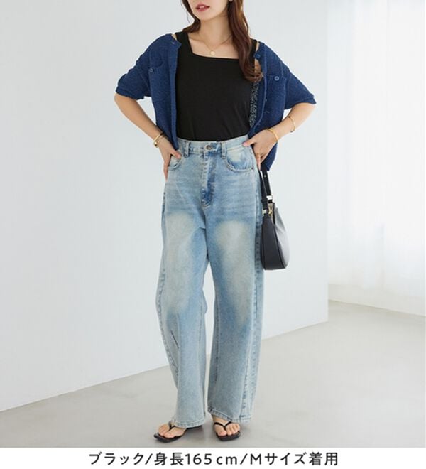 Viola e Viola（ヴィオラ エ ヴィオラ）の「保冷剤ポケット付スクエアタンクトップ（タンクトップ・キャミソール）」｜詳細画像