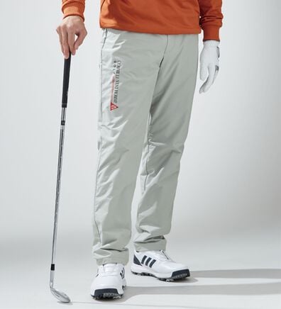 「＜コムルヴァン・オム・ゴルフ＞快適ストレッチ中わたパンツ（メンズフルレングスパンツ）」