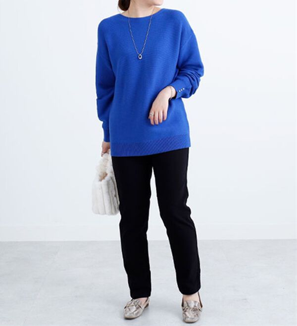 BELLUNA（ベルーナ）の「あったか裏トリコットストレッチパンツ（フルレングスパンツ）」｜詳細画像