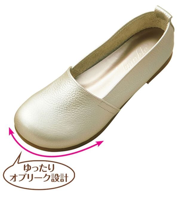 ルフラン（ルフラン）の「足指ゆったり５Ｅはだしシューズ（フラットシューズ）」｜詳細画像