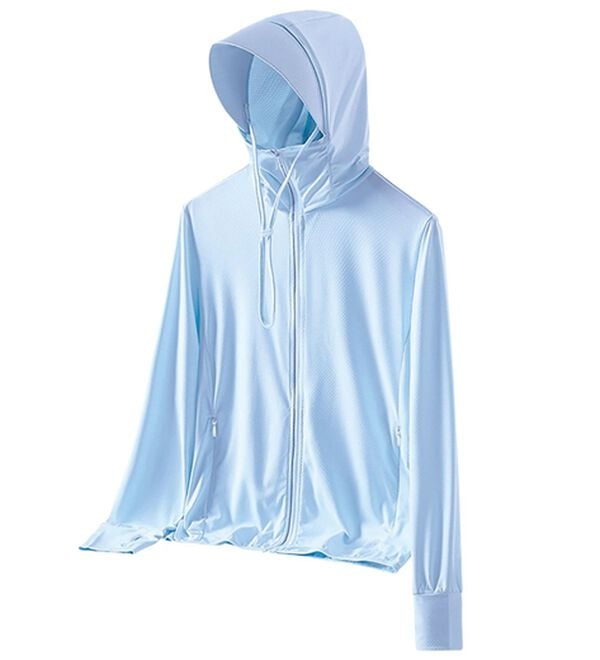 「フェイスガード付きＵＶカットパーカ（パーカー）」｜詳細画像