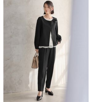 Viola e Viola（ヴィオラ エ ヴィオラ）の「洗える！楽きれい多機能４点セットスーツ（その他スーツ）」｜ブラック