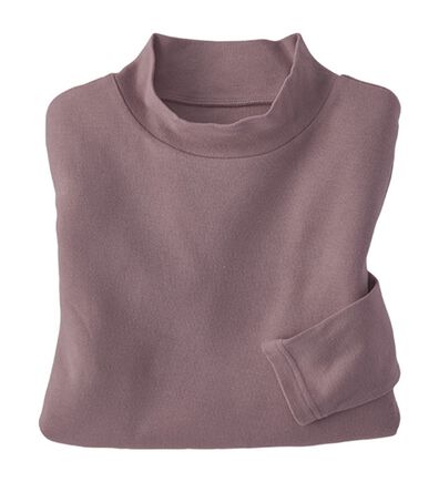 BELLUNA（ベルーナ）の「【選べる衿】肌に優しい綿１００％暖か発熱素材プルオーバー＜ベルホット　コットン＞（カットソー）」