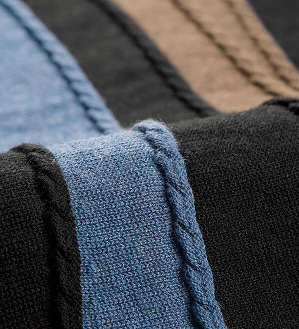 BELLUNA（ベルーナ）の「ちょっと違った私になる配色ニットチュニックワンピース（チュニックワンピース）」｜詳細画像