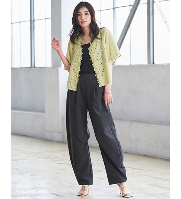 RANAN（ラナン）の「ひんやり！カーブパンツ（フルレングスパンツ）」｜詳細画像