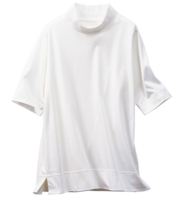 BELLUNA（ベルーナ）の「＜日本製＞クールコットン１００％Ｔシャツ（カットソー）」｜詳細画像