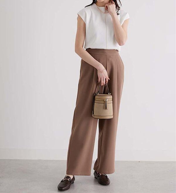 GeeRA（ジーラ）の「配色ラインフレンチスリーブニット（ニット・セーター）」｜詳細画像