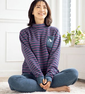 ルフラン（ルフラン）の「【２着組】寒がりさんの為のあったか裏起毛パジャマ（パジャマ・ルームウェア）」｜詳細画像