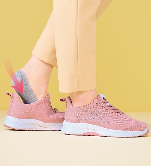 BELLUNA（ベルーナ）の「【チラシ掲載】手を使わずに履けるニットスニーカー（スニーカー）」｜詳細画像