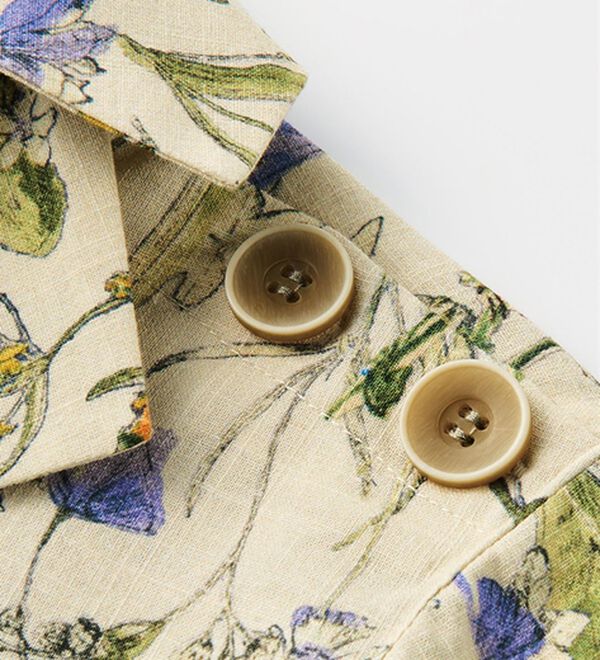 ルフラン（ルフラン）の「綿１００％花柄衿付きチュニック（チュニック）」｜詳細画像