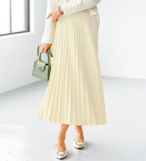 BELLUNA（ベルーナ）の「洗っても形が崩れにくい！プリーツスカート（ロングスカート）」｜詳細画像