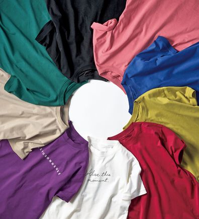 BELLUNA（ベルーナ）の「ヒンヤリ！綿１００％大人顔サマ見えＴシャツ（Tシャツ）」