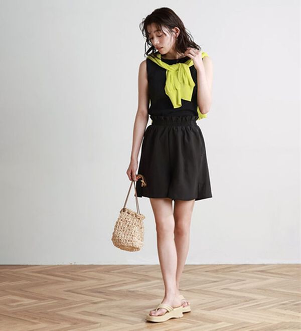 Pierrot（ピエロ）の「【速乾機能付】フレアショートパンツラッシュガード（その他パンツ）」｜詳細画像