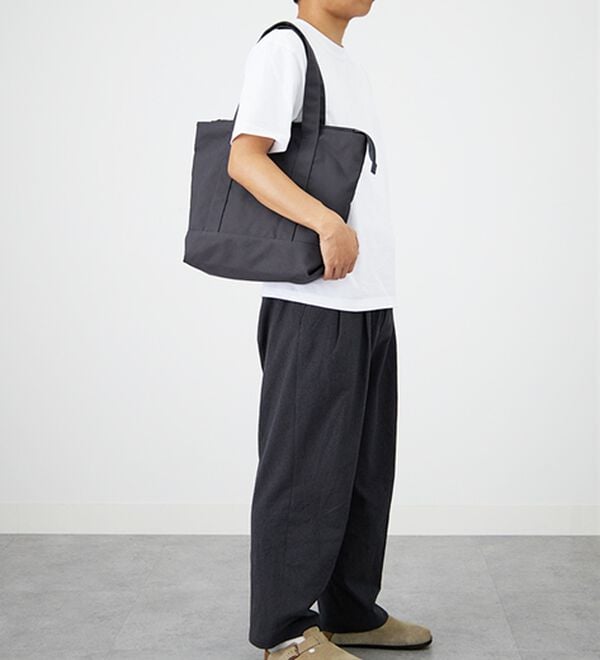 「しっかり生地にこだわった軽量トート（メンズトートバッグ）」｜詳細画像