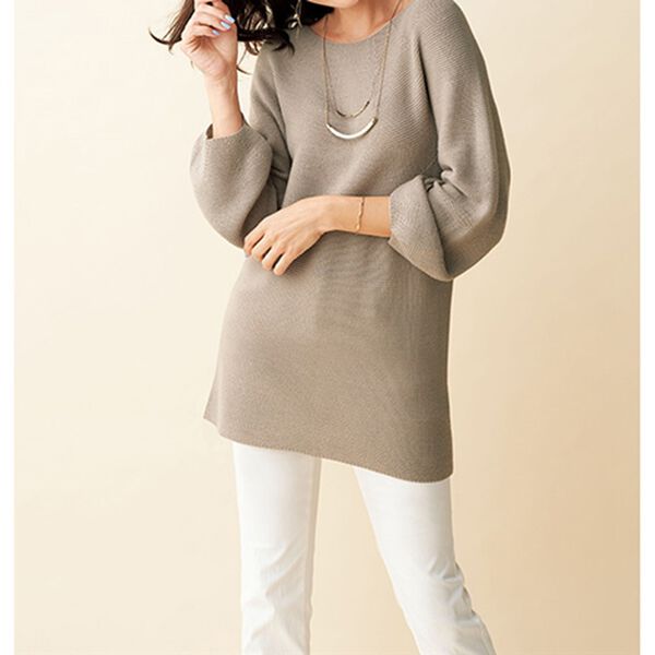 BELLUNA（ベルーナ）の「＜日本製＞ホールガーメントニットプルオーバー（ニット・セーター）」｜詳細画像