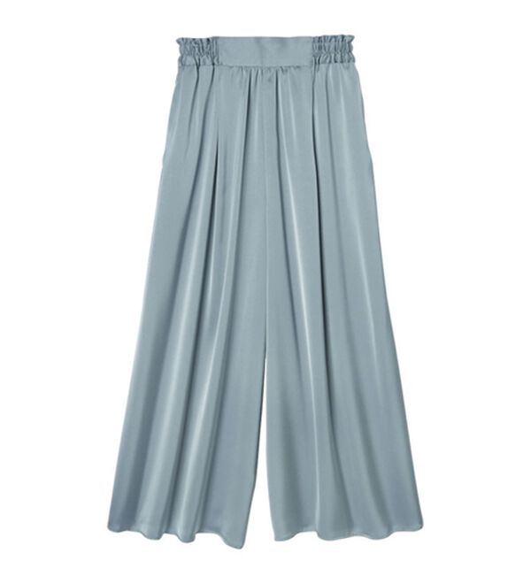 RANAN（ラナン）の「サテンワイドパンツ（ワイドパンツ・ガウチョ）」｜詳細画像