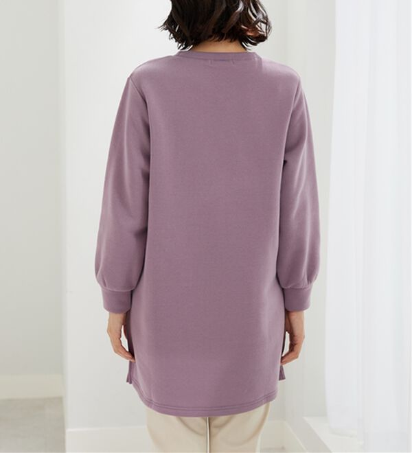 BELLUNA（ベルーナ）の「ふんわり素材軽ぽかチュニックワンピ―ス（チュニックワンピース）」｜詳細画像