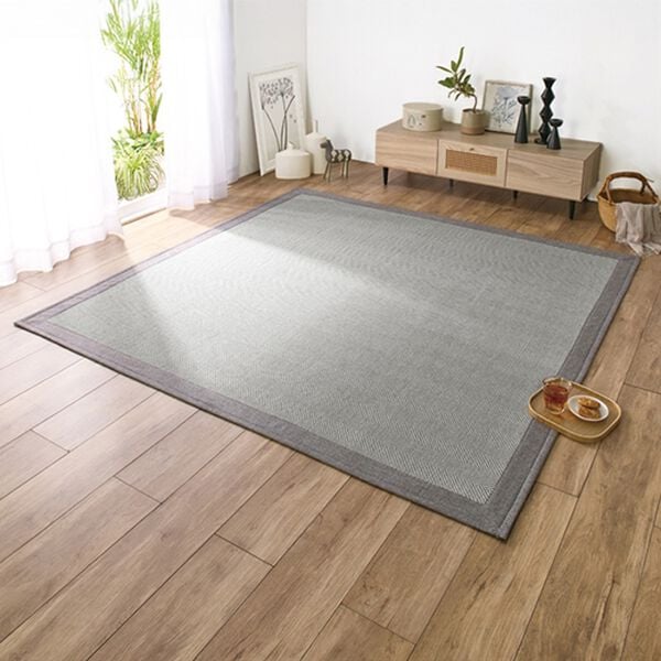 「洗えるウレタン入りヘリンボーンジャカード織ラグ（カーペット）」｜詳細画像