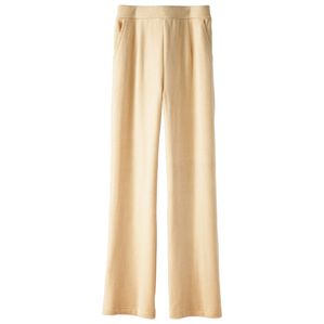 BELLUNA（ベルーナ）の「マシュマロのような柔らかさのふんわりパンツ（フルレングスパンツ）」｜アイボリー