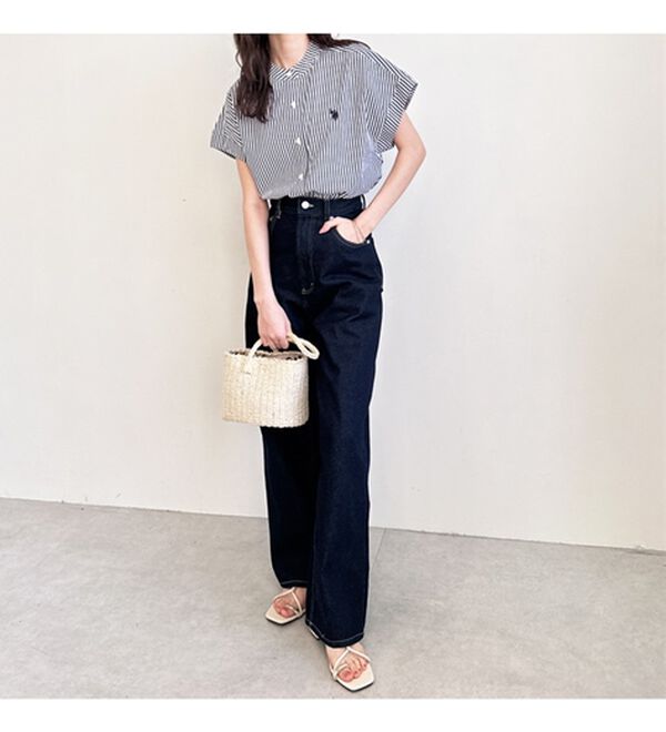 GeeRA（ジーラ）の「【ＵＳ．ＰＯＬＯ．ＡＳＳＮ】フレンチスリーブシャツ（シャツ）」｜詳細画像