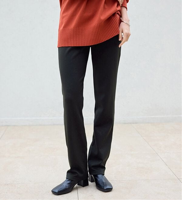 BELLUNA（ベルーナ）の「【選べる股下】ジャストフィットらくらくパンツ（フルレングスパンツ）」｜詳細画像