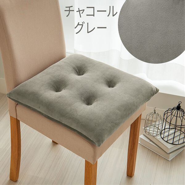 iellio（イエリオ）の「とろけるマイクロシートクッション２枚組＜抗菌防臭機能付＞（クッション・クッションカバー）」｜詳細画像