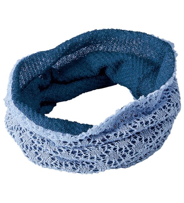 BELLUNA（ベルーナ）の「夏のお洒落上手！国産シルクスヌード（ストール・スカーフ・マフラー）」｜ブルー系