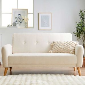 iellio（イエリオ）の「２．５人掛ワイドソファＬｉｏｒａ（ソファ）」｜アイボリー