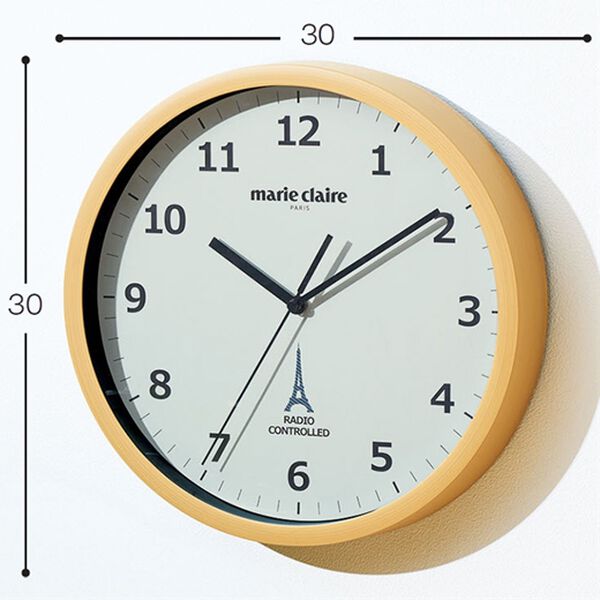 「マリ・クレール　電波掛時計（時計）」｜詳細画像
