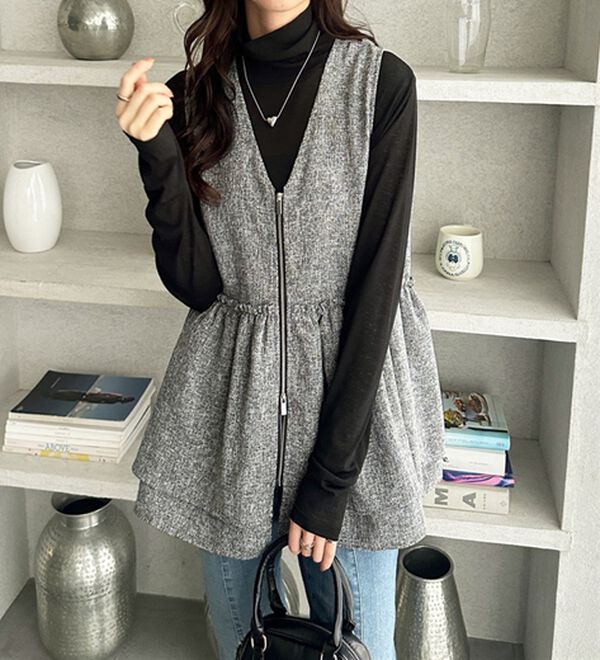 GeeRA（ジーラ）の「シアースラブハイネックトップス（カットソー）」｜詳細画像