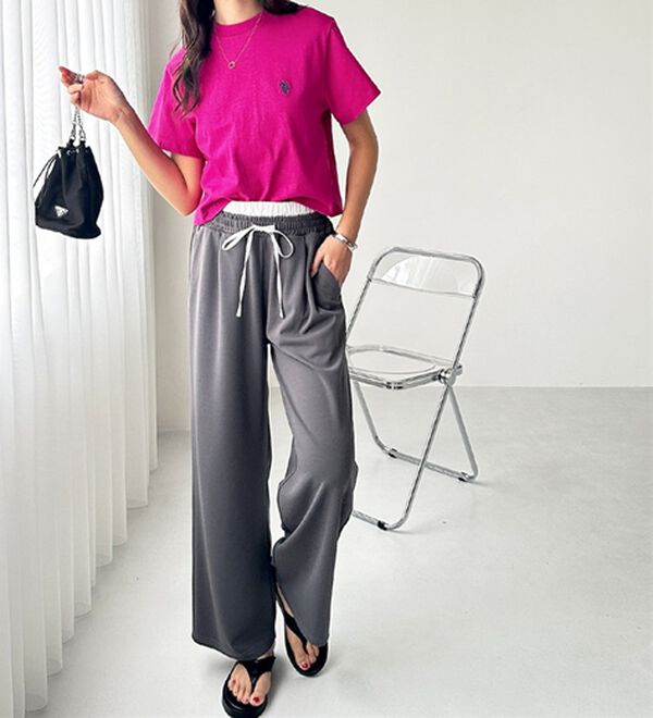 GeeRA（ジーラ）の「【Ｕ．Ｓ．　ＰＯＬＯ　ＡＳＳＮ．】ショート丈Ｔシャツ（Tシャツ）」｜詳細画像