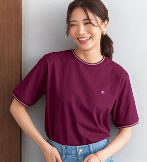BELLUNA（ベルーナ）の「【ｃｈａｍｐｉｏｎ】配色ラインＴシャツ【UNDOVE】（Tシャツ）」｜詳細画像