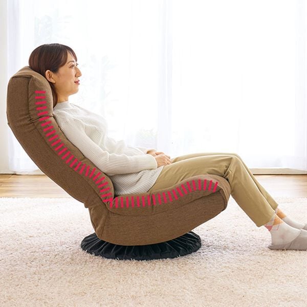 「ハマって沼る　ふかふかハイバック回転座椅子（座椅子）」｜詳細画像