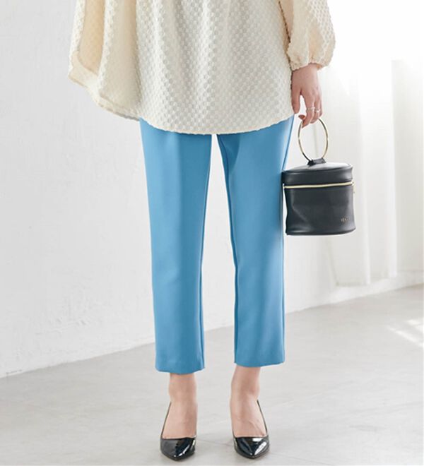 RANAN（ラナン）の「美脚シルエットクロップドパンツ（フルレングスパンツ）」｜詳細画像