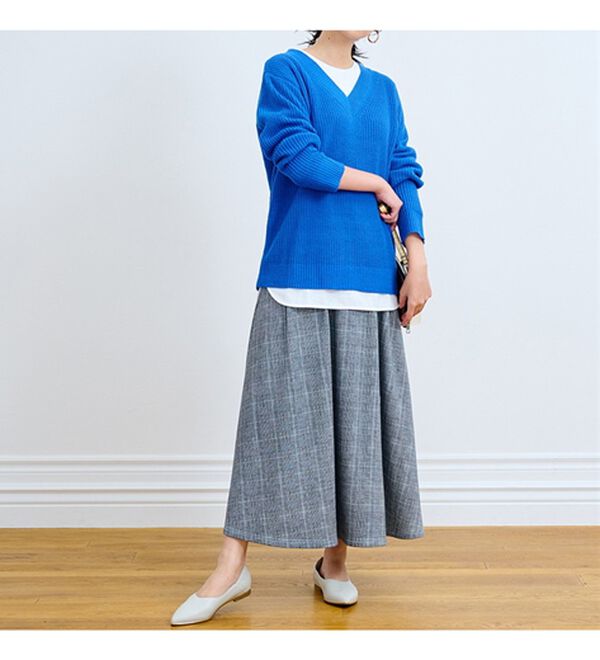 RANAN（ラナン）の「あったか！裏起毛ロングフレアースカート（ロングスカート）」｜詳細画像