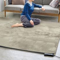 「上質ラグ付　ホットカーペット（ストーブ・ヒーター）」