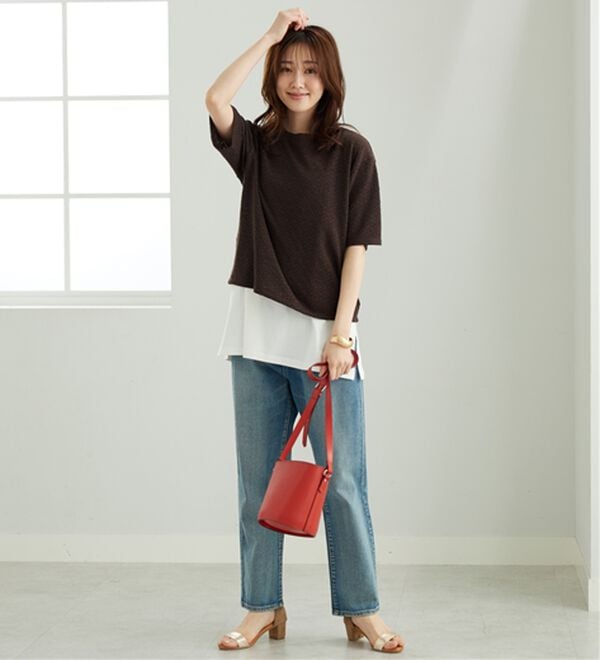 BELLUNA（ベルーナ）の「レイヤードに活躍！綿100％タンクトップ（タンクトップ・キャミソール）」｜詳細画像