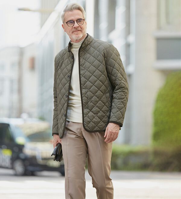 「＜ゴールデンベア＞ウォッシャブルキルティングジャケット（メンズジャケット）」｜詳細画像