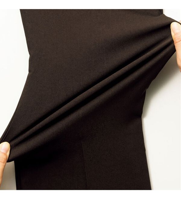 VINNO（ヴィノ）の「嬉しい機能付スリットフレアーパンツ（フルレングスパンツ）」｜詳細画像