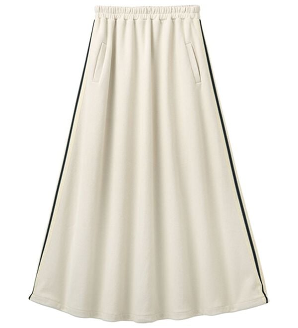 RANAN（ラナン）の「サイドラインデザインスカート（ロングスカート）」｜詳細画像